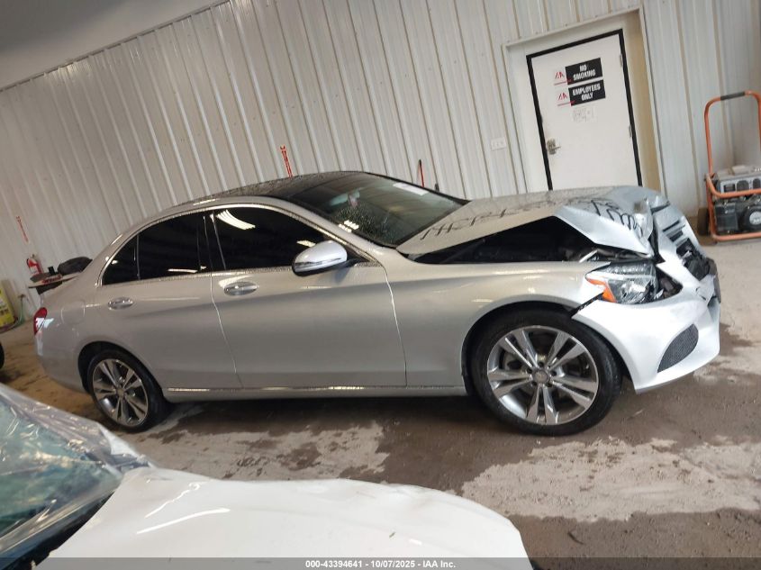 2017 Mercedes-Benz C 300 4Matic/Luxury 4Matic VIN: 55SWF4KB9HU184400 Lot: 43394641