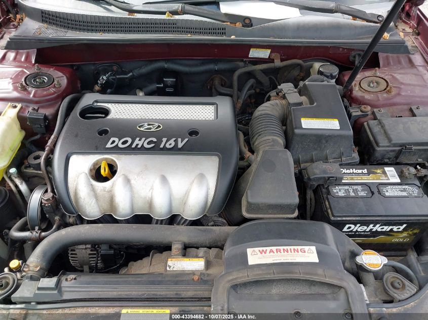 2007 Hyundai Sonata Gls VIN: 5NPET46C17H286041 Lot: 43394682