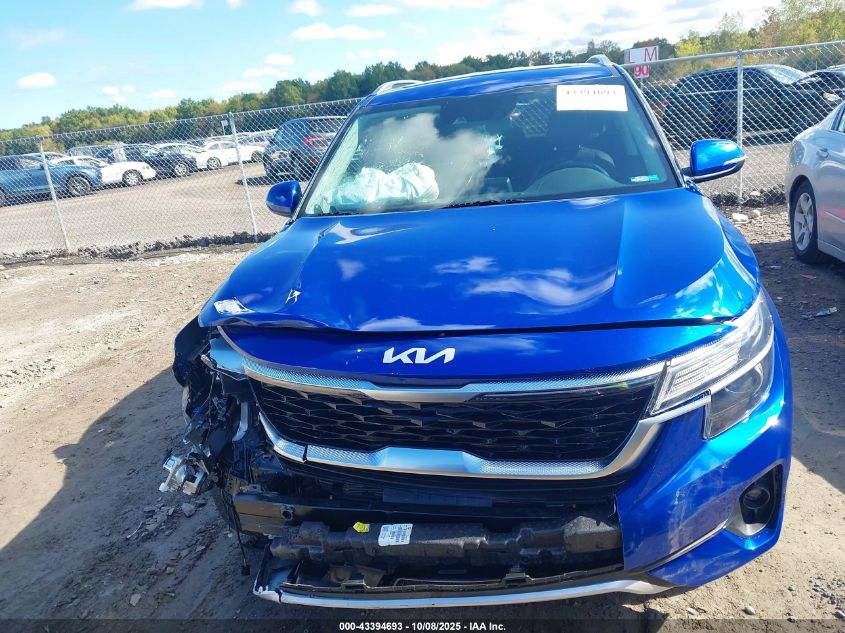 2022 Kia Seltos Ex VIN: KNDERCAAXN7266175 Lot: 43394693