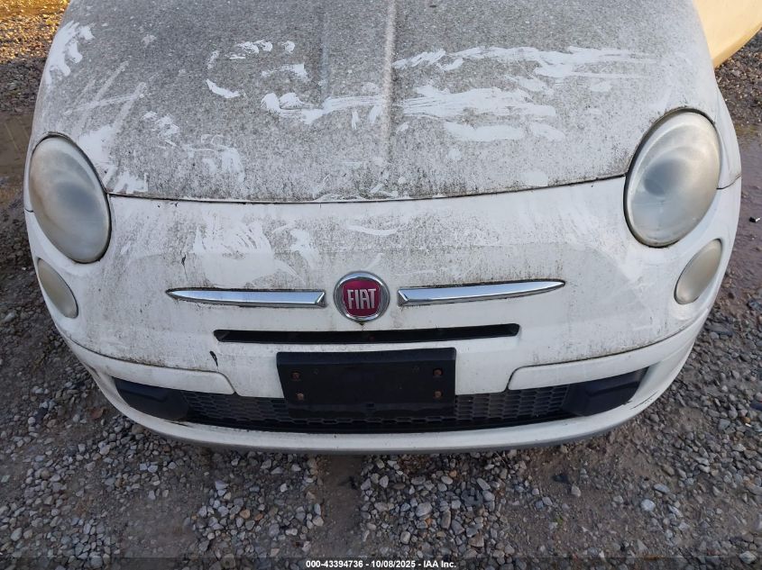 2012 Fiat 500 Pop VIN: 3C3CFFAR1CT106254 Lot: 43394736