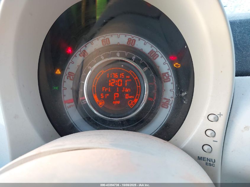 2012 Fiat 500 Pop VIN: 3C3CFFAR1CT106254 Lot: 43394736