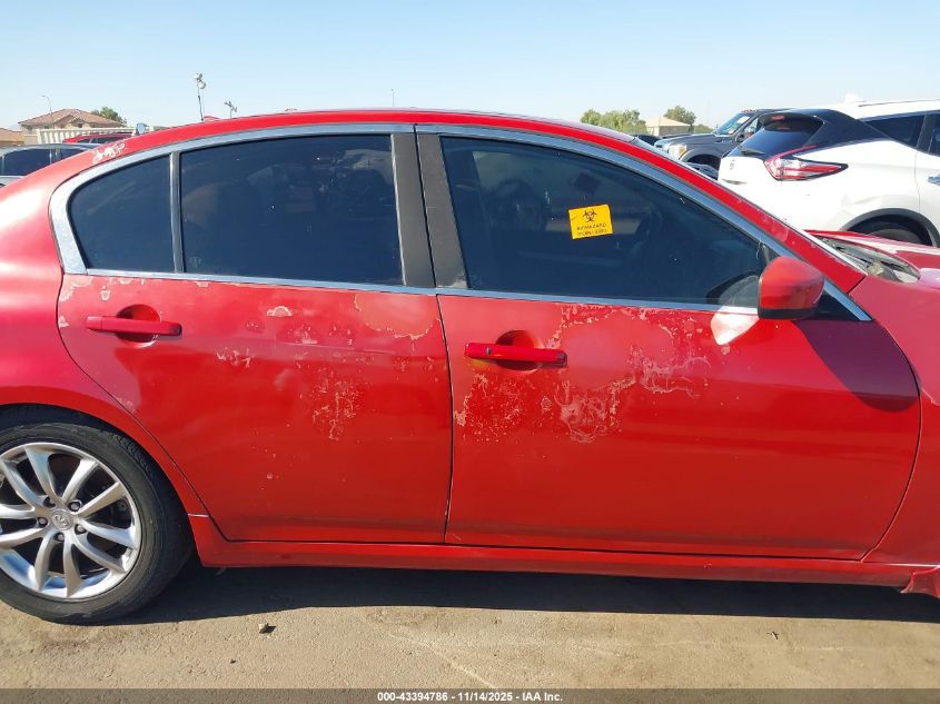 2009 Infi G37 Sedan Journey Rw Journey VIN: JNKCV61E59M303453 Lot: 43394786