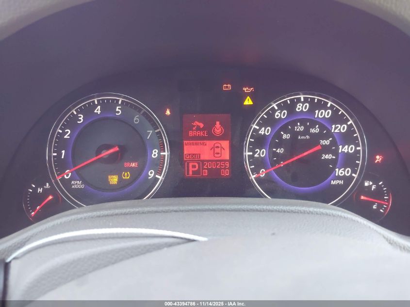 2009 Infi G37 Sedan Journey Rw Journey VIN: JNKCV61E59M303453 Lot: 43394786