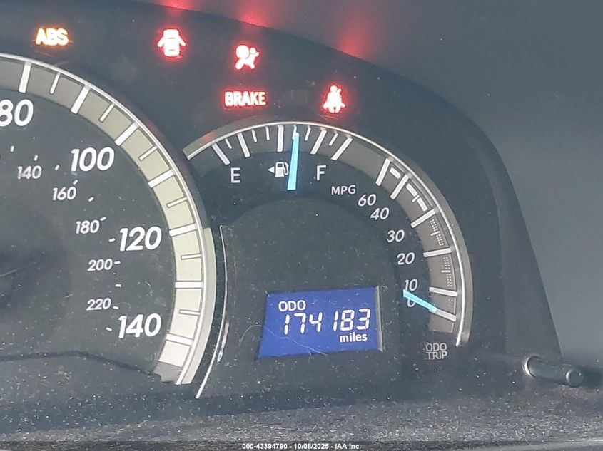 2012 Toyota Camry Se VIN: 4T1BF1FK7CU195433 Lot: 43394790