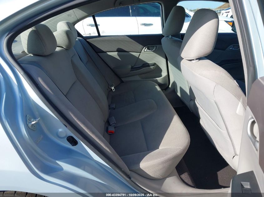 2012 Honda Civic Lx VIN: 2HGFB2F58CH538191 Lot: 43394791