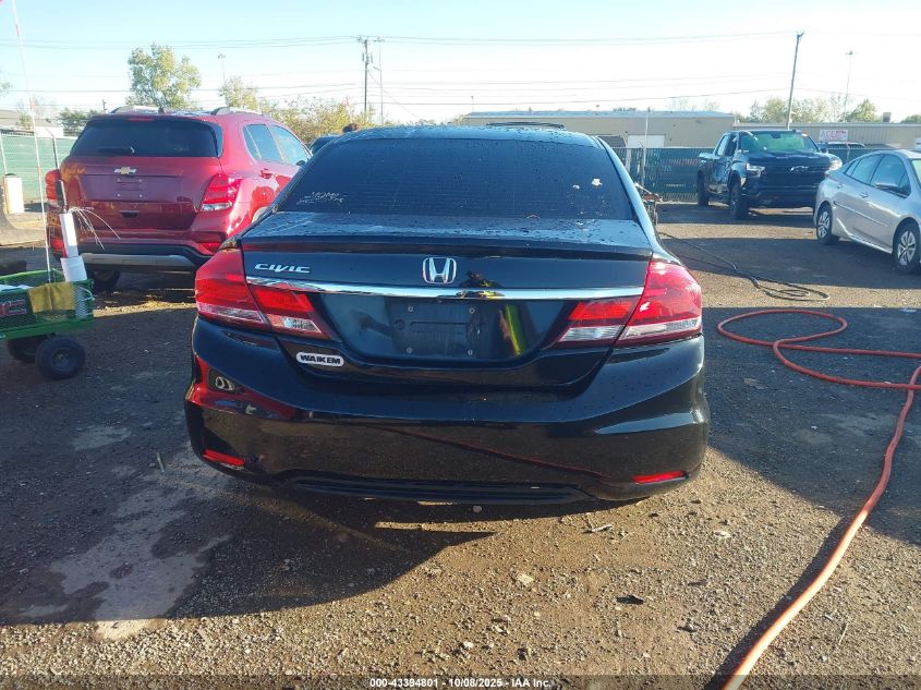 2015 Honda Civic Ex VIN: 19XFB2F89FE112275 Lot: 43394801