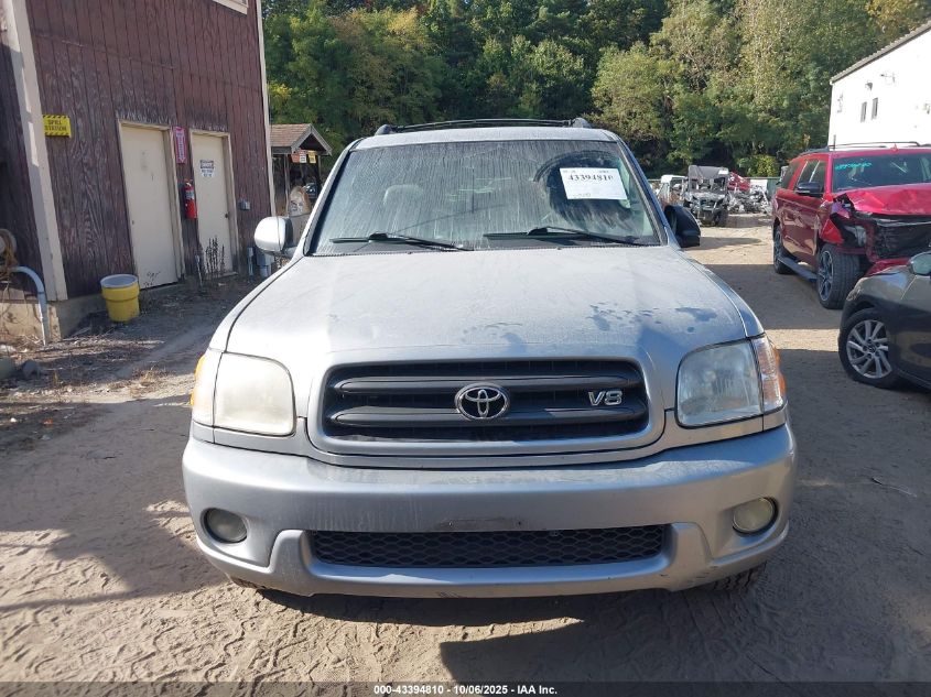 2002 Toyota Sequoia Sr5 V8 VIN: 5TDBT44AX2S070809 Lot: 43394810