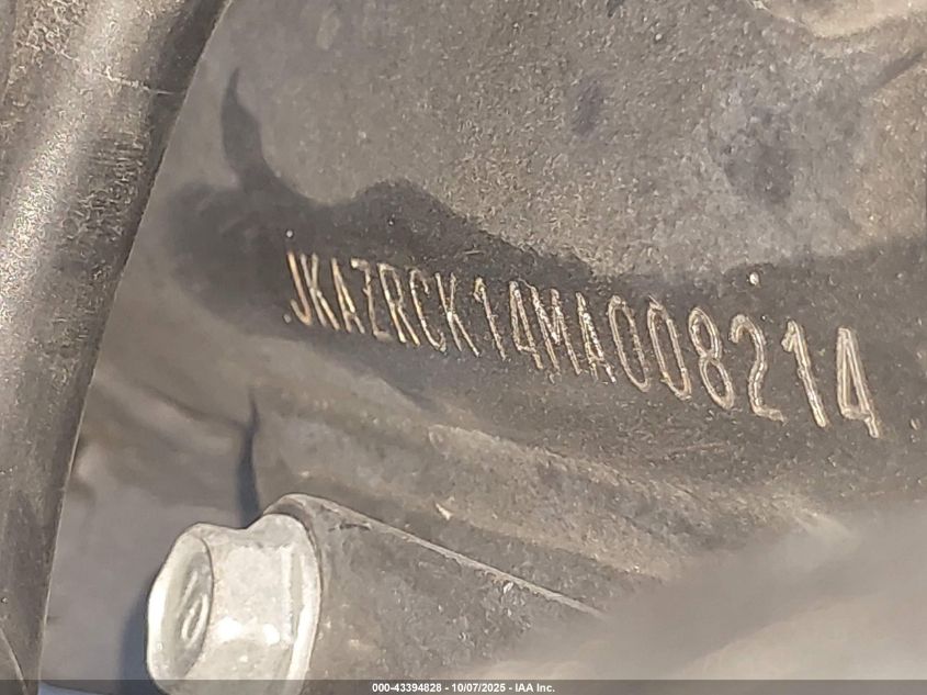 2021 Kawasaki Zr1000 K VIN: JKAZRCK14MA008214 Lot: 43394828