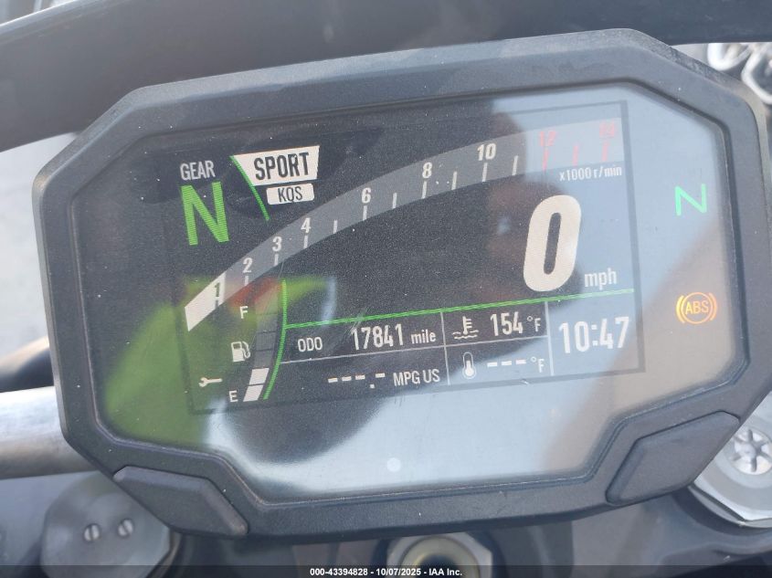 2021 Kawasaki Zr1000 K VIN: JKAZRCK14MA008214 Lot: 43394828