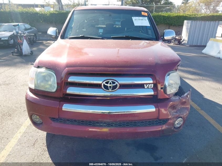 2006 Toyota Tundra Sr5 V8 VIN: 5TBDT44136S541609 Lot: 43394876