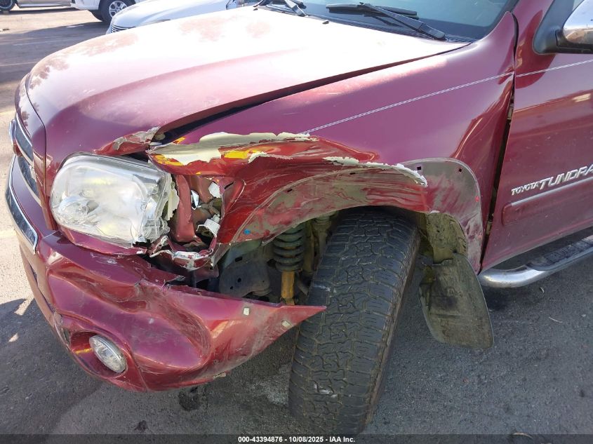 2006 Toyota Tundra Sr5 V8 VIN: 5TBDT44136S541609 Lot: 43394876