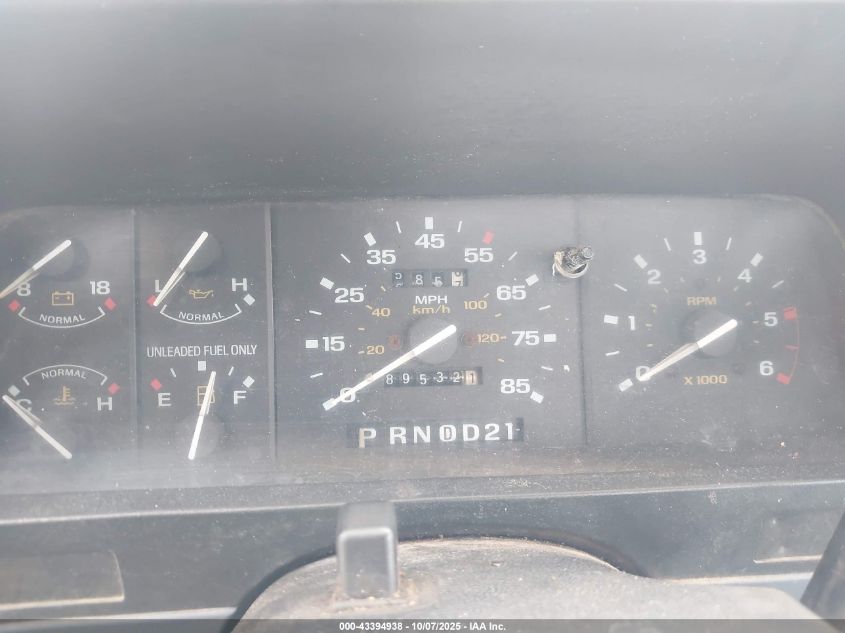 1991 Ford Ranger VIN: 1FTCR10X8MUE50435 Lot: 43394938