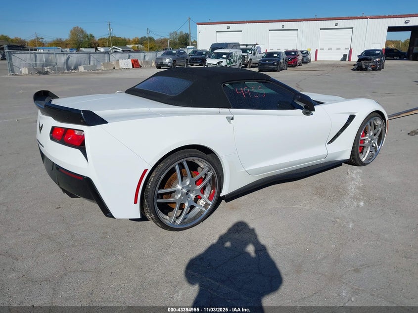 Vin: 1g1ym3d73e5132009, lot: 43889720, chevrolet corvette stingray z51 20144