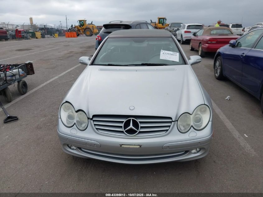 2005 Mercedes-Benz Clk 320 VIN: WDBTK65G75T045599 Lot: 43395013