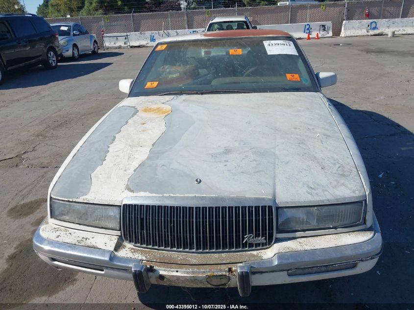 1990 Buick Riviera VIN: 1G4EZ13COLU416159 Lot: 43395012