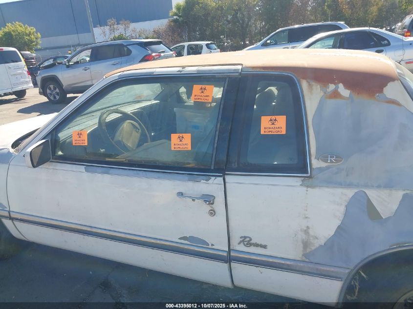 1990 Buick Riviera VIN: 1G4EZ13COLU416159 Lot: 43395012