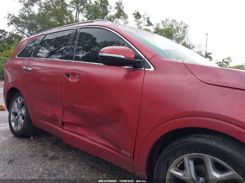 2016 Kia Sorento 3.3L Sx VIN: 5XYPKDA51GG174786 Lot: 43395020