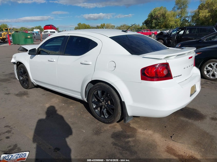 2014 DODGE AVENGER SXT 1C3CDZCG9EN187994