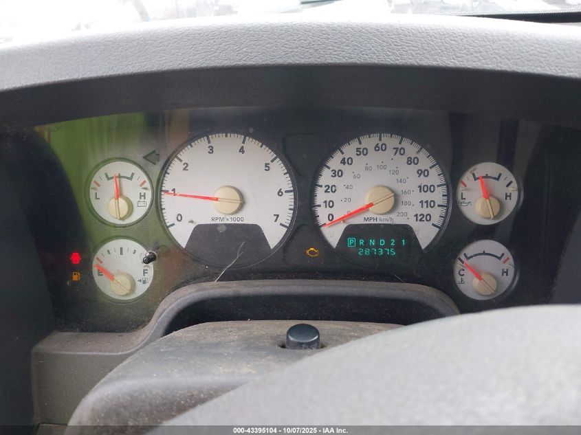 2006 Dodge Ram 1500 Slt VIN: 1D7HA18N56S630847 Lot: 43395104