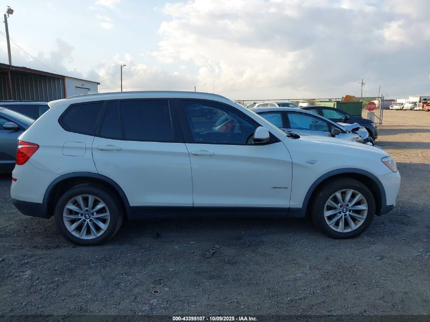 2017 BMW X3 xDrive28I VIN: 5UXWX9C57H0D96670 Lot: 43395107