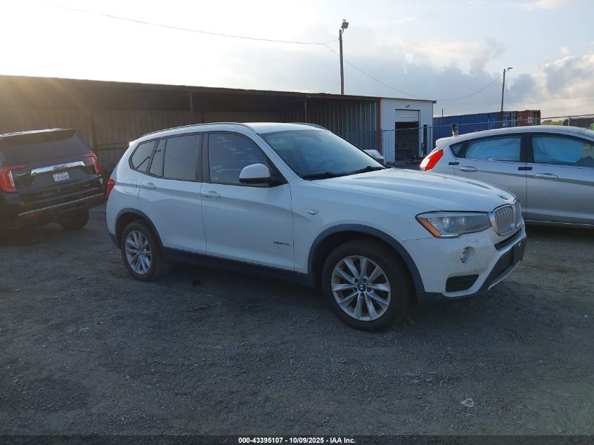 2017 BMW X3 xDrive28I VIN: 5UXWX9C57H0D96670 Lot: 43395107
