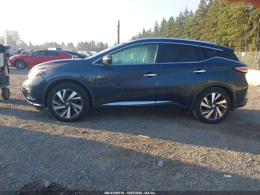 2015 Nissan Murano Platinum VIN: 5N1AZ2MH7FN281243 Lot: 43395110