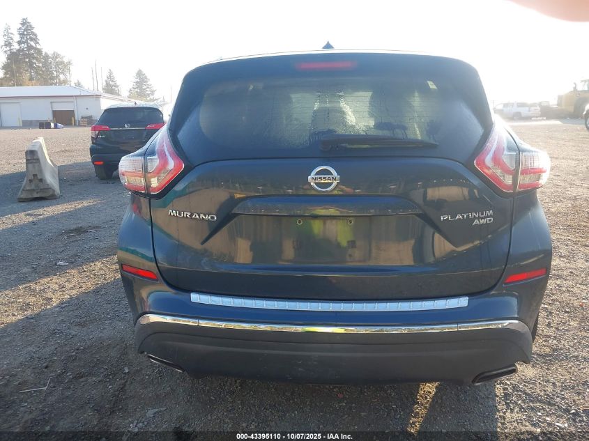 2015 Nissan Murano Platinum VIN: 5N1AZ2MH7FN281243 Lot: 43395110