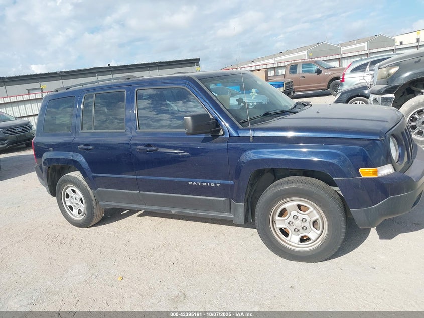 2017 Jeep Patriot Sport Fwd VIN: 1C4NJPBB8HD117548 Lot: 43395161