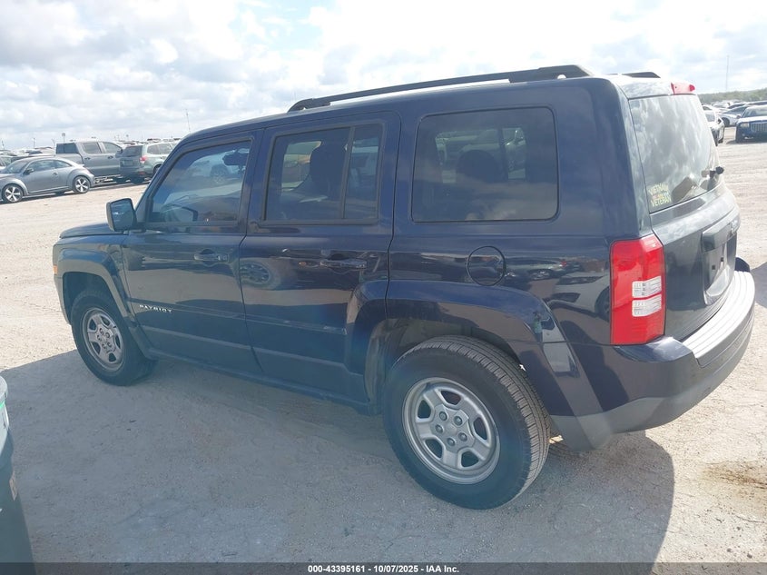 2017 Jeep Patriot Sport Fwd VIN: 1C4NJPBB8HD117548 Lot: 43395161