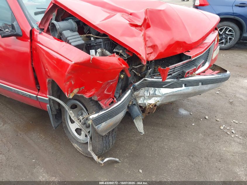 1998 GMC Sierra 1500 Sl Wideside VIN: 1GTEC14MXWZ522039 Lot: 43395172