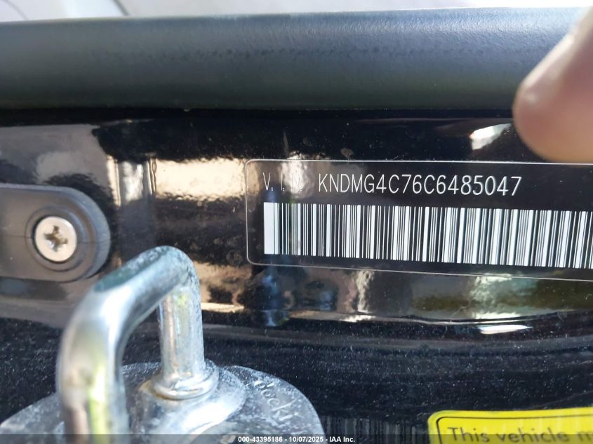 2012 Kia Sedona Lx VIN: KNDMG4C76C6485047 Lot: 43395186