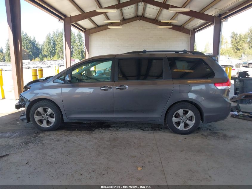 2012 Toyota Sienna Le V6 8 Passenger VIN: 5TDKK3DC6CS247694 Lot: 43395189