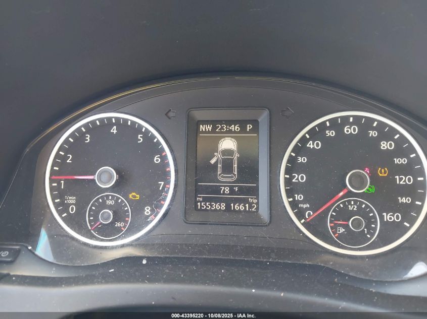 2013 Volkswagen Tiguan Se VIN: WVGAV3AX7DW569929 Lot: 43395220