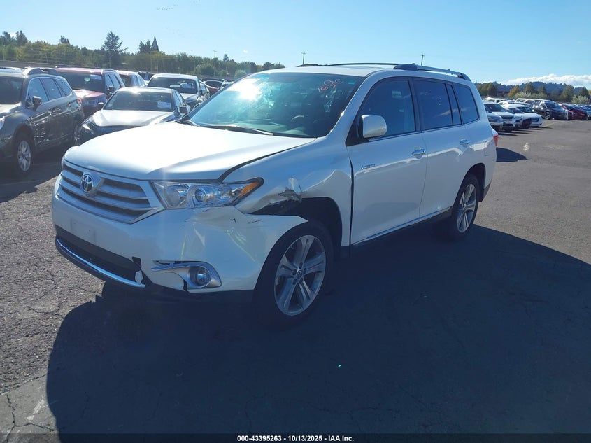 Vin: 5tddk3eh8bs091806, lot: 43890028, toyota highlander limited v6 20112