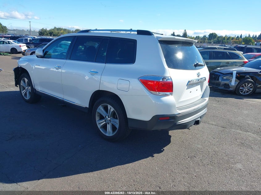 Vin: 5tddk3eh8bs091806, lot: 43890028, toyota highlander limited v6 20113