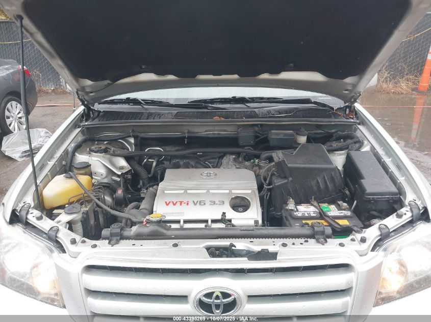 2005 Toyota Highlander V6 VIN: JTEEP21A250080411 Lot: 43395269