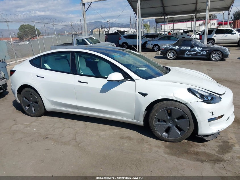 2021 Tesla Model 3 Standard Range Plus Rear-Wheel Drive VIN: 5YJ3E1EA6MF069661 Lot: 43395274