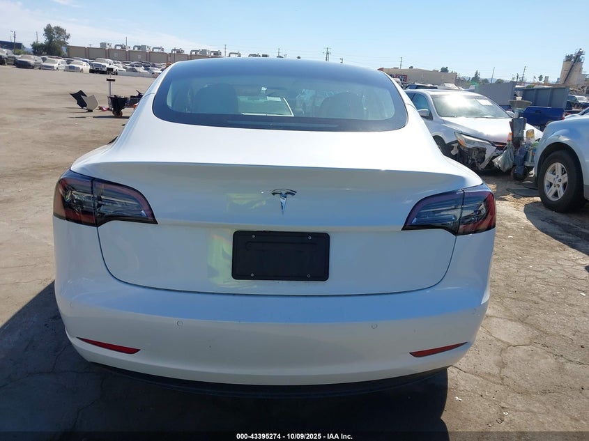 2021 Tesla Model 3 Standard Range Plus Rear-Wheel Drive VIN: 5YJ3E1EA6MF069661 Lot: 43395274