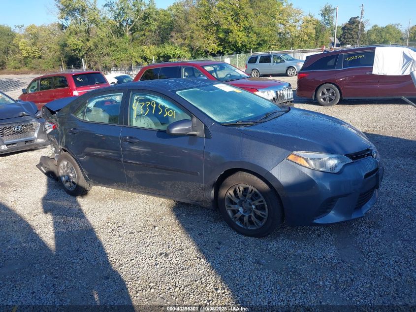 2014 Toyota Corolla Le VIN: 2T1BURHE8EC139002 Lot: 43395301
