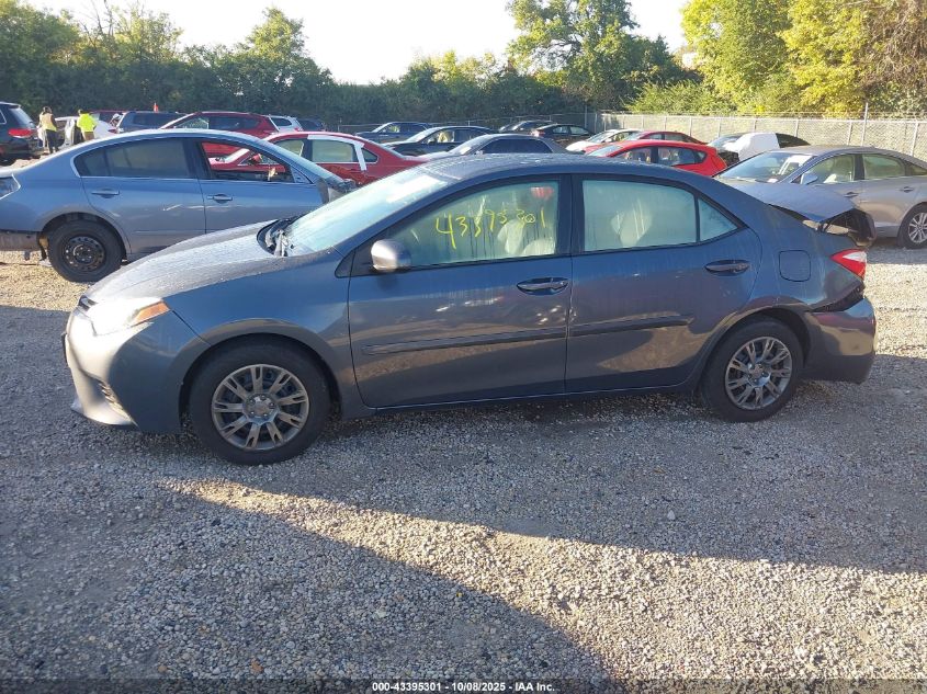 2014 Toyota Corolla Le VIN: 2T1BURHE8EC139002 Lot: 43395301