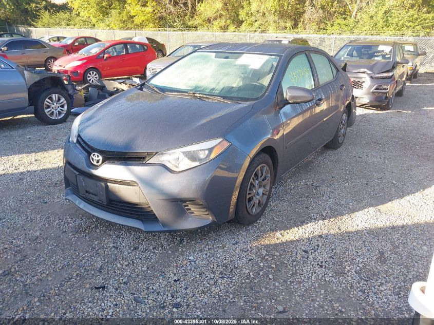 2014 Toyota Corolla Le VIN: 2T1BURHE8EC139002 Lot: 43395301