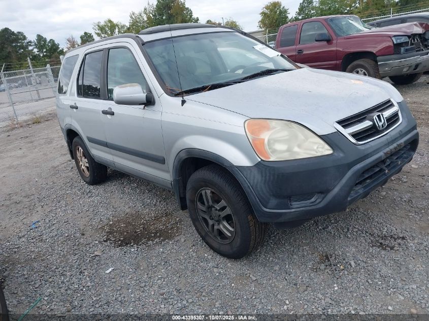 2002 Honda Cr-V Ex VIN: SHSRD78872U011072 Lot: 43395307