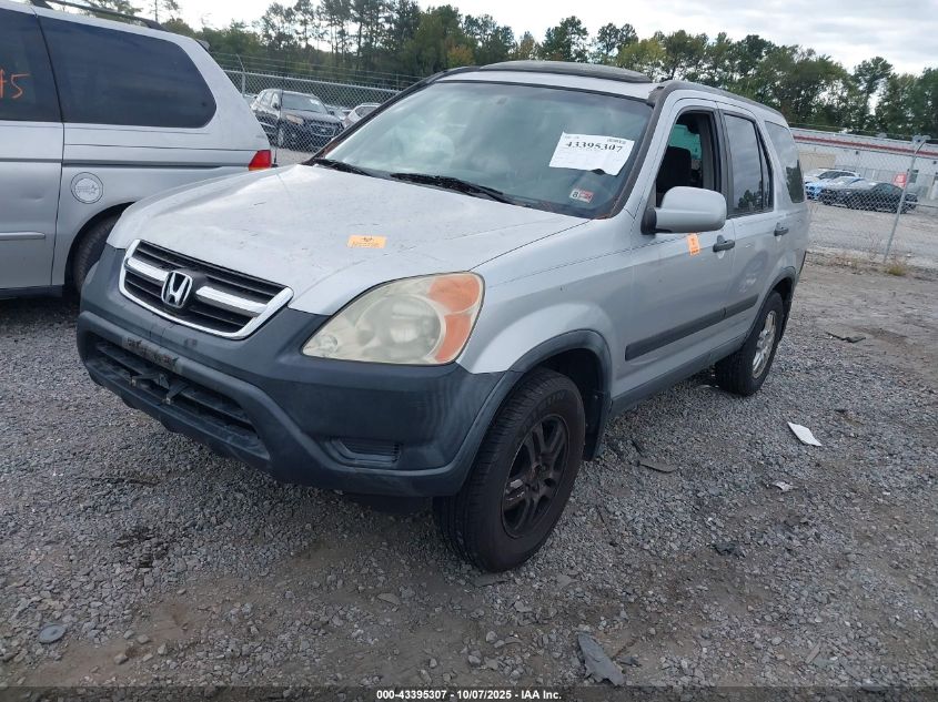 2002 Honda Cr-V Ex VIN: SHSRD78872U011072 Lot: 43395307