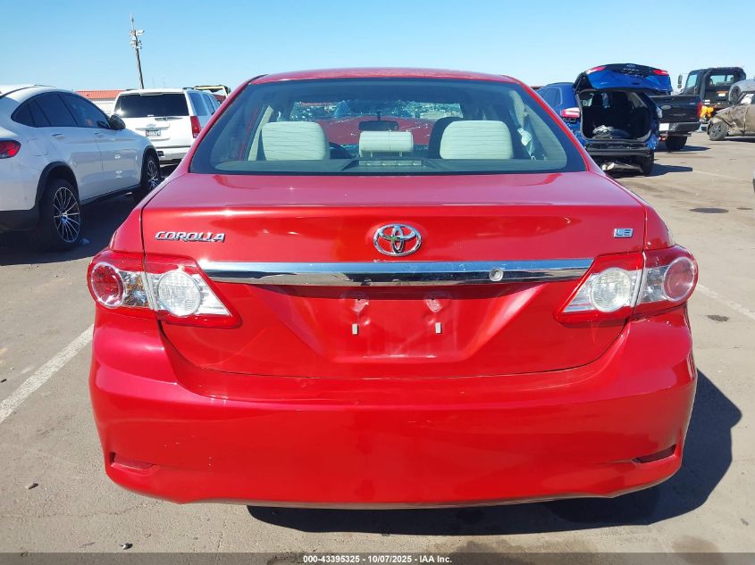 2013 Toyota Corolla Le VIN: 5YFBU4EE7DP140406 Lot: 43395325
