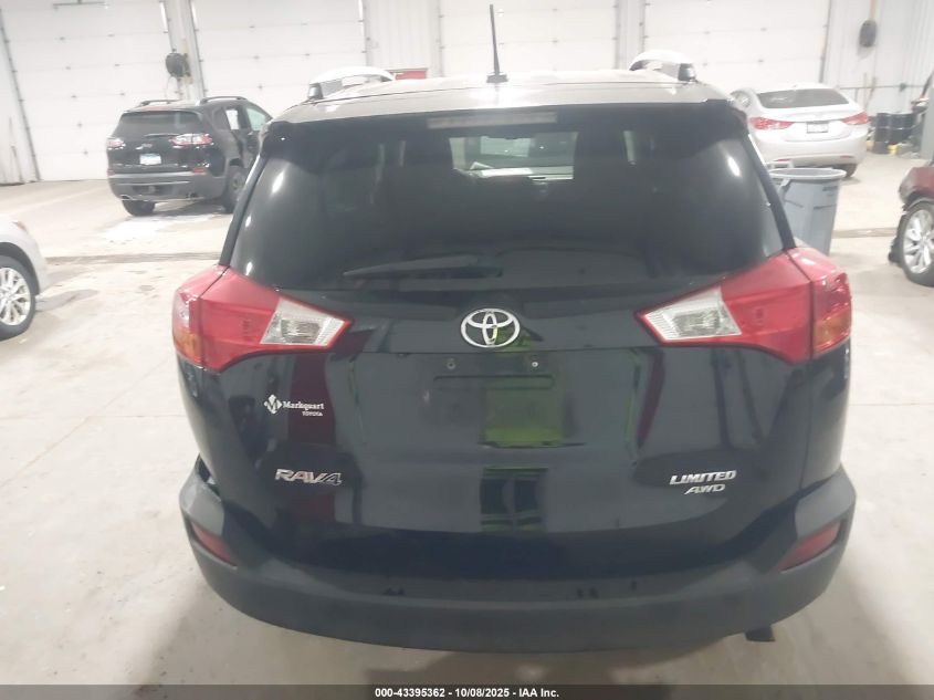 2015 Toyota Rav4 Limited VIN: 2T3DFREV3FW345696 Lot: 43395362