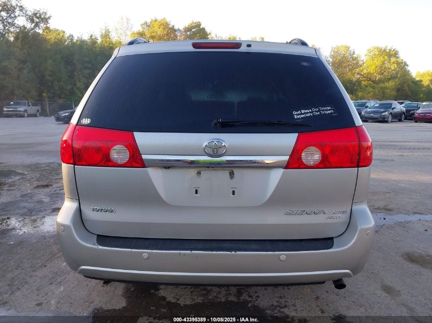 2009 Toyota Sienna Limited VIN: 5TDBK22C29S026342 Lot: 43395389