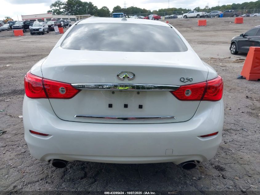 2016 Infiniti Q50 3.0T Premium VIN: JN1EV7AP5GM300537 Lot: 43395424