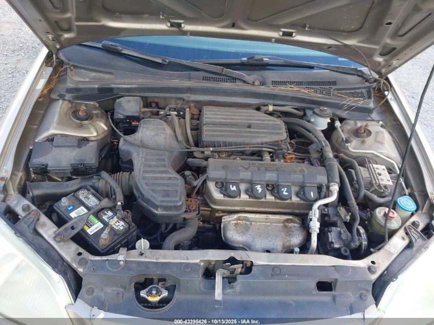 2003 Honda Civic Ex VIN: 1HGES26793L007386 Lot: 43395426