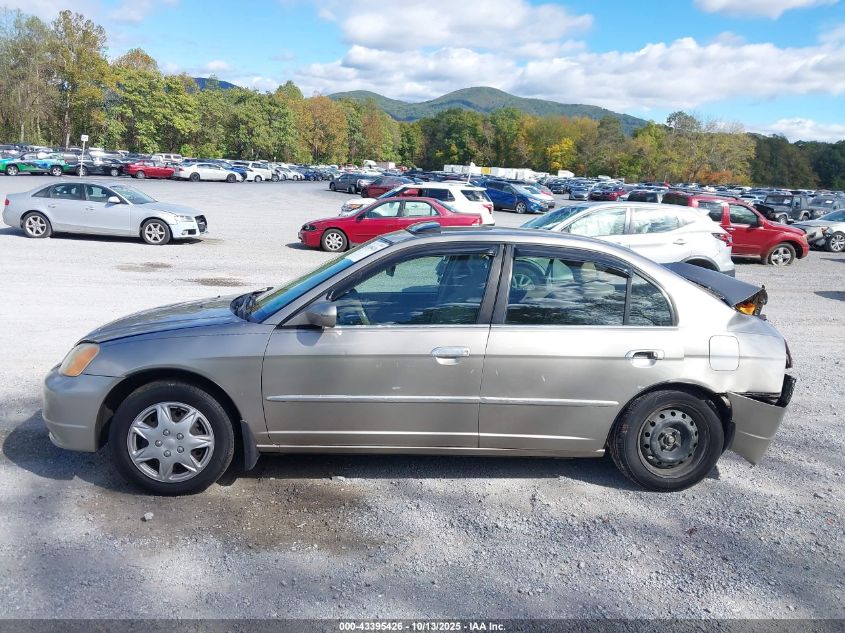 2003 Honda Civic Ex VIN: 1HGES26793L007386 Lot: 43395426