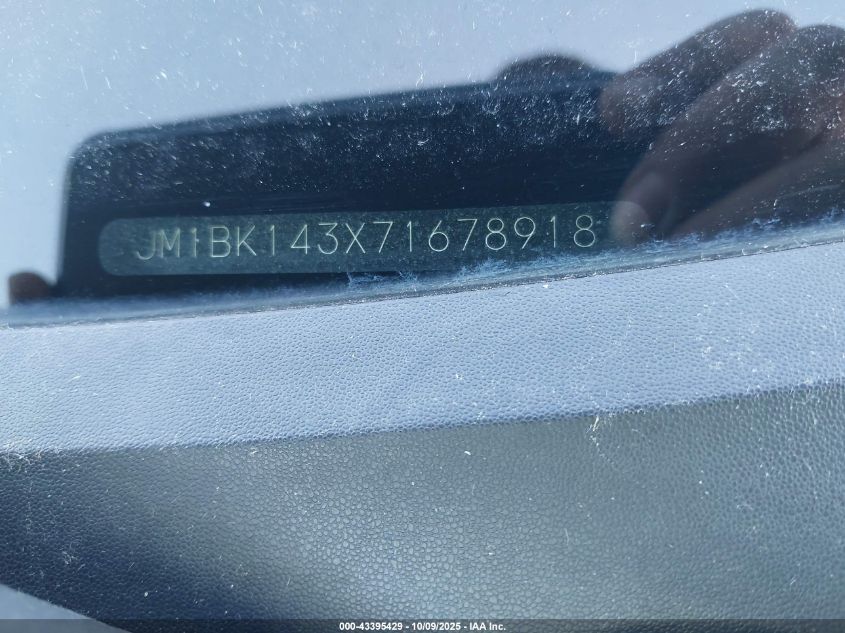 2007 Mazda Mazda3 S Sport VIN: JM1BK143X71678918 Lot: 43395429